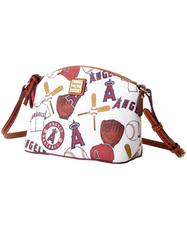 Womens Dooney & Bourke Los Angeles Angels Gameday Suki Crossbody with Medium Wristlet Product Image