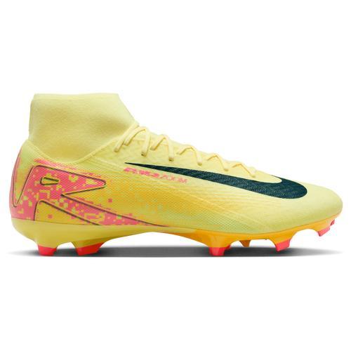 Nike Mens Zoom Superfly 10 Academy KM FG/MG - Soccer Shoes Orange/Navy Product Image