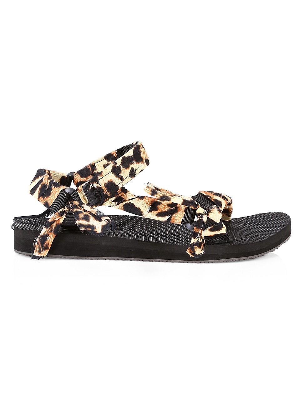 Womens Trekky Leopard-Print Bandana Sport Sandals Product Image