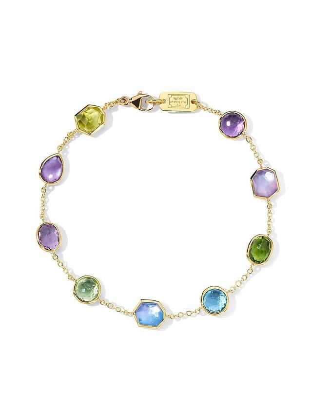 18K Gold Rock Candy 9-Stone Bracelet in Alpine Product Image