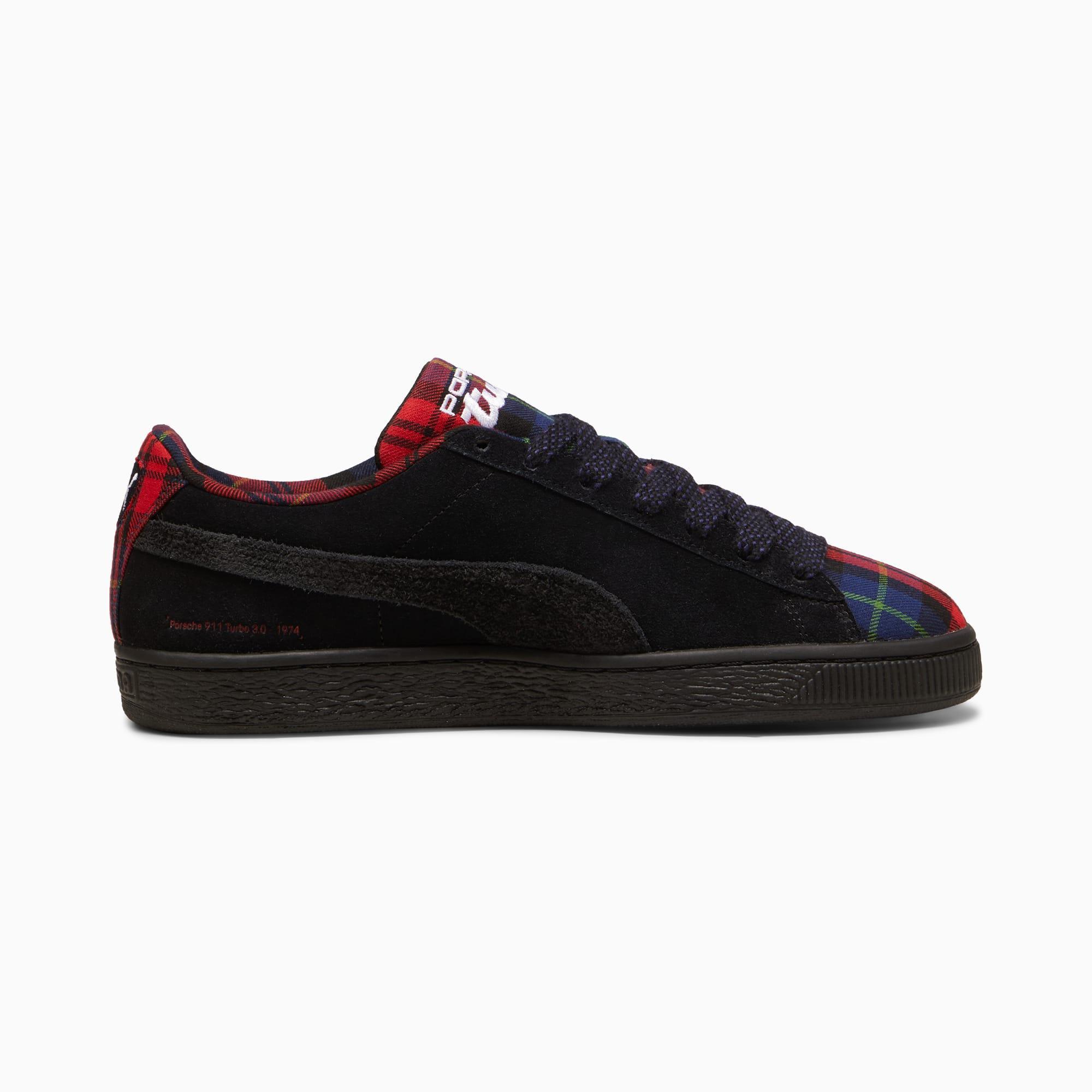 Porsche Legacy Suede Classic Tartan Sneakers Product Image