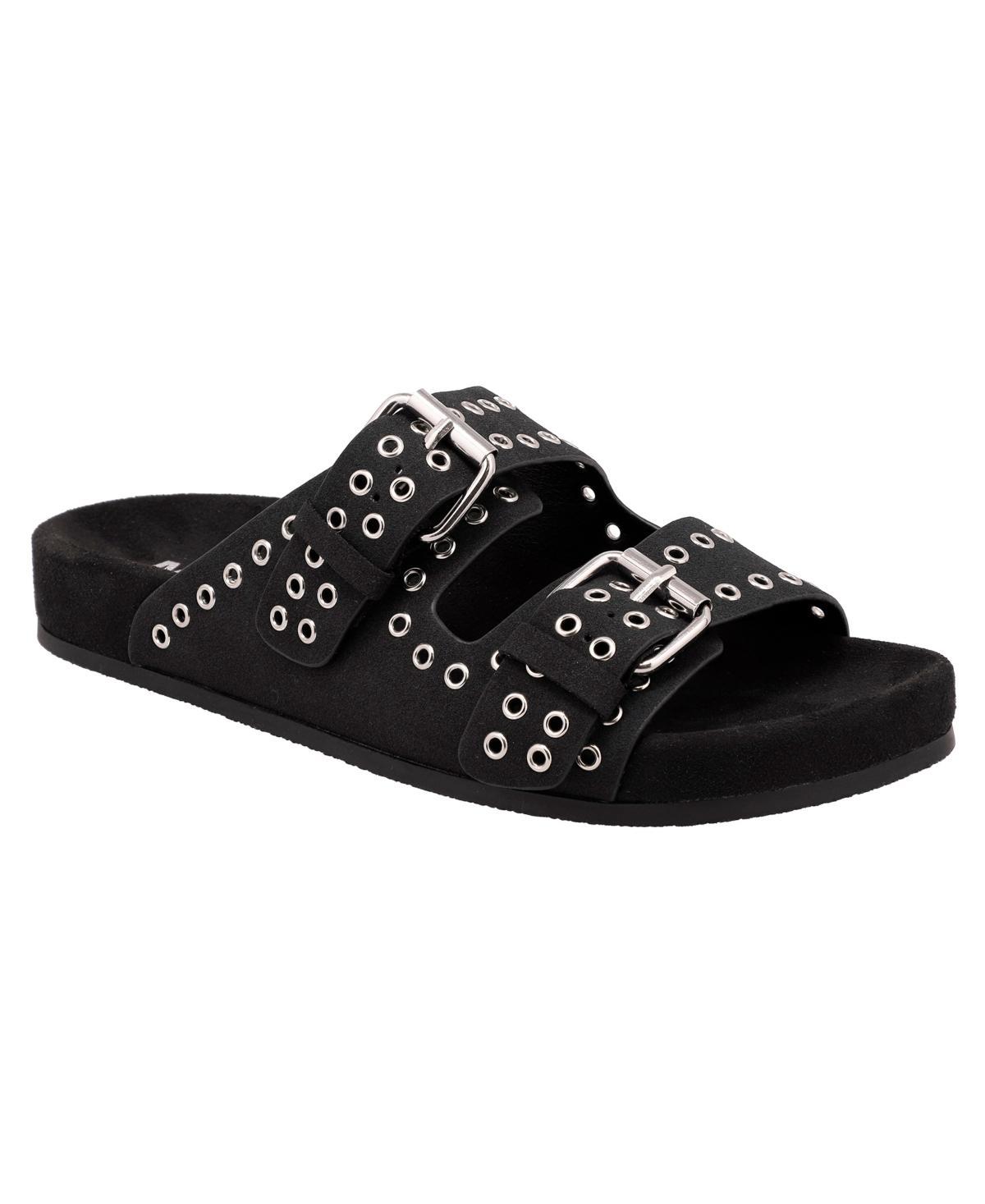 Mia Womens Brooklyn Slip-On Buckle Slide Sandals Product Image