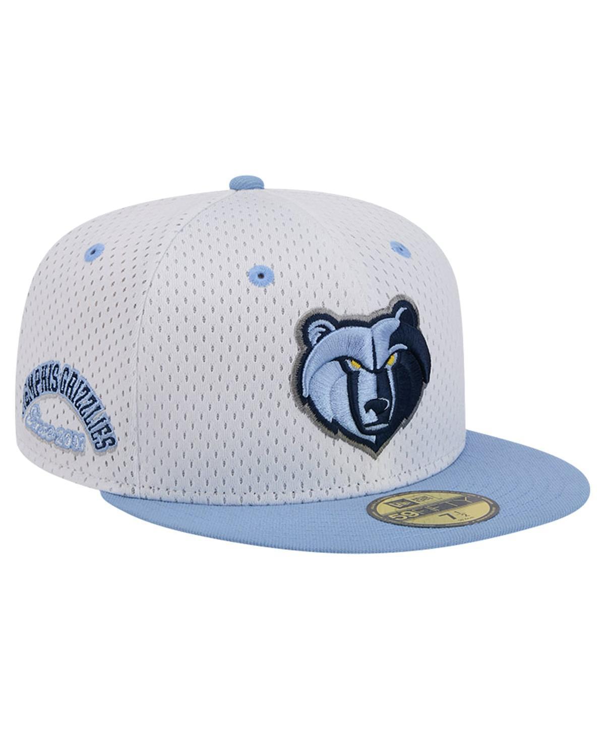 Mens New Era /Light Blue Memphis Grizzlies Throwback 2Tone 59FIFTY Fitted Hat Product Image