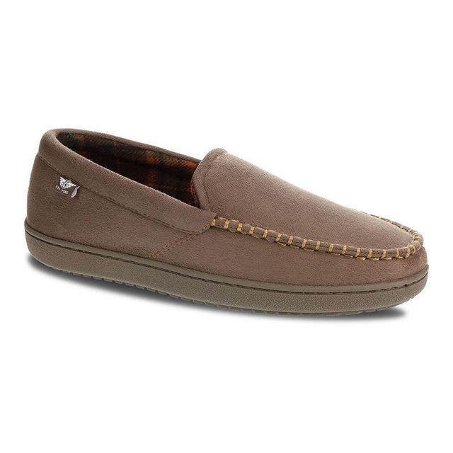 Dockers Veneitian Mens Moccasin Slippers Beig/Green Product Image