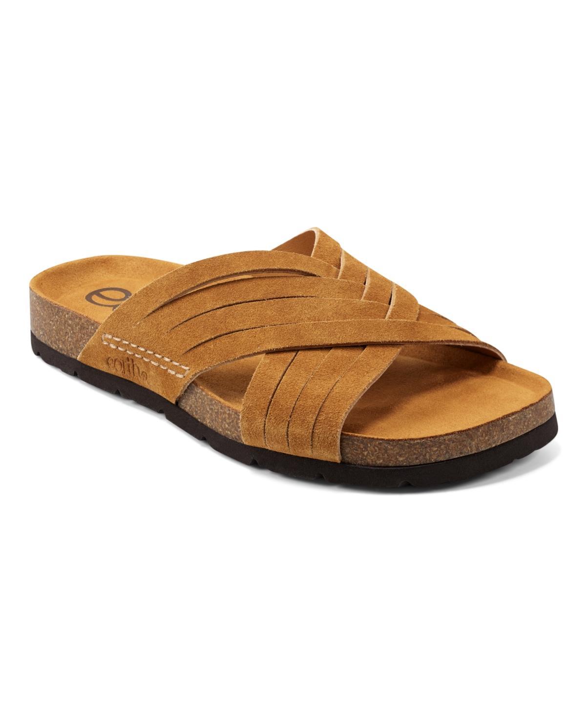 Earth Womens Atlas Round Toe Footbed Slip-On Casual Sandals Product Image