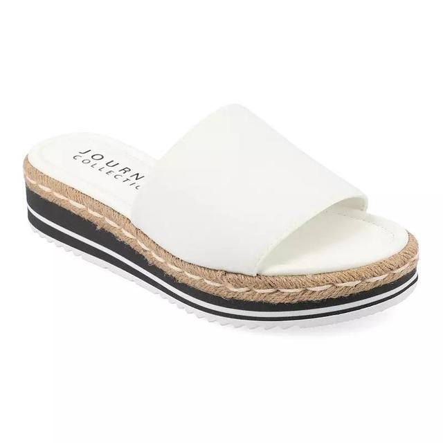 Journee Collection Rosey Womens Espadrille Slide Sandals Product Image