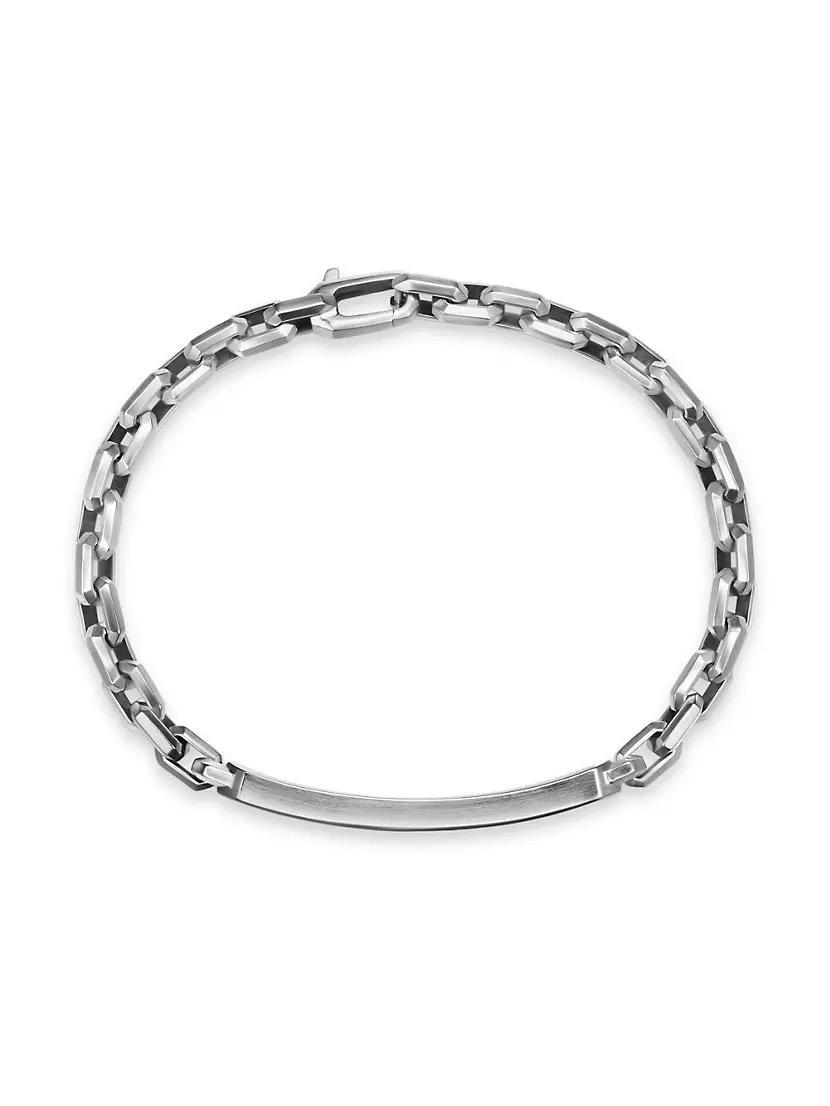 Streamline ID Bracelet in Sterling Silver, 6.7MM Product Image