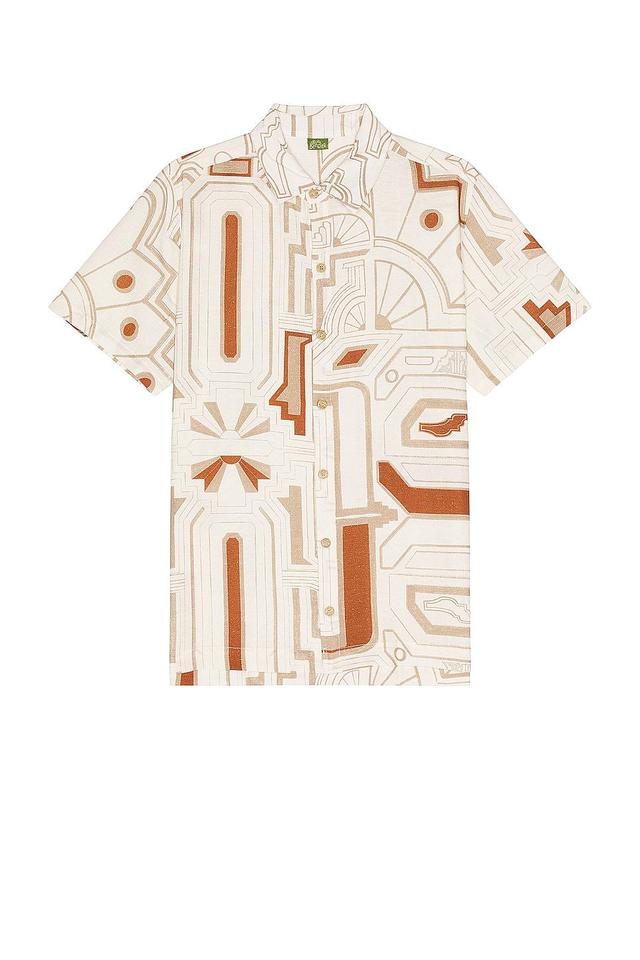 Mens Diving Into Dreams Jack Abstract Button-Front Shirt Product Image