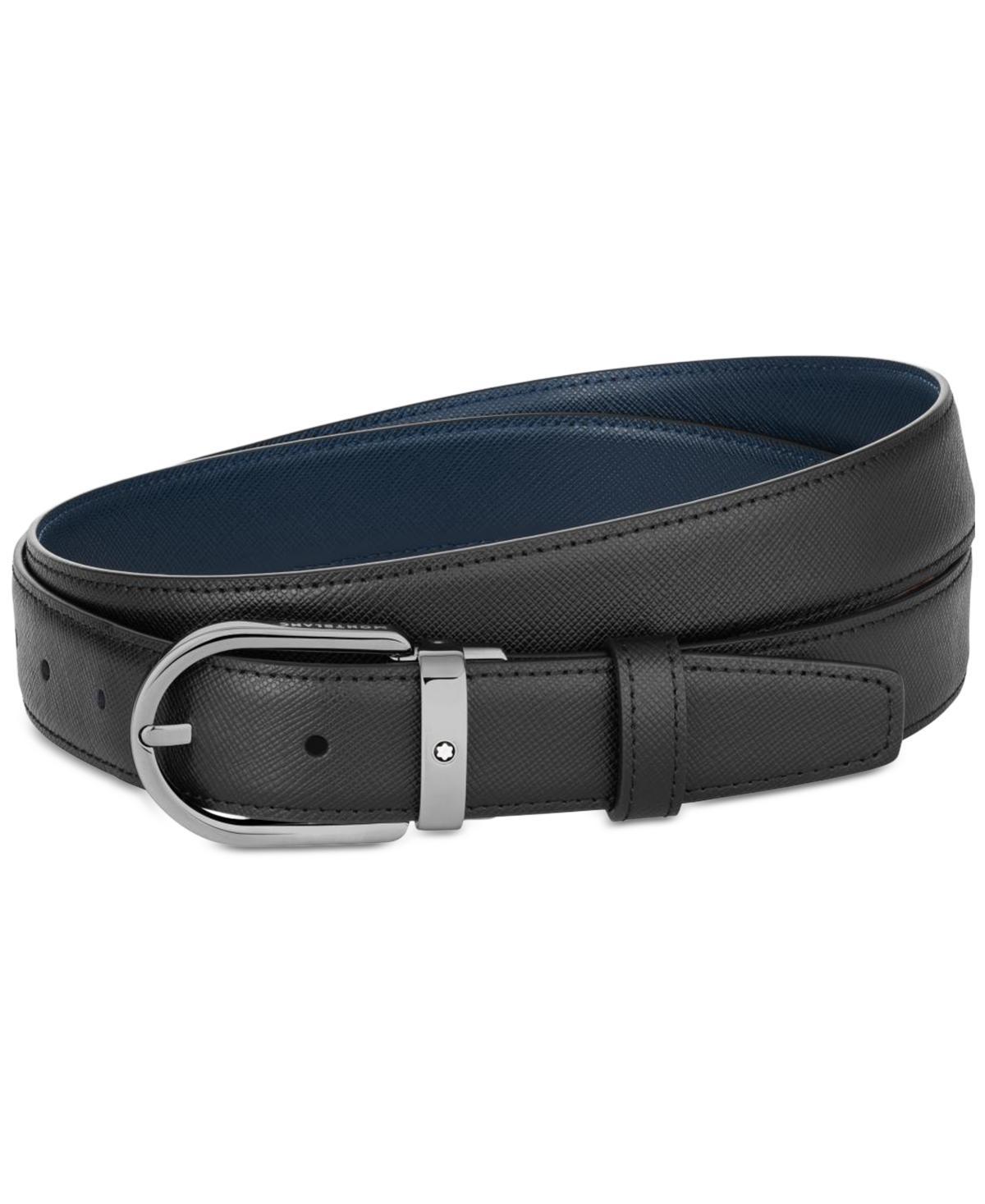 Mens Reversible Leather Buckle Belt Product Image