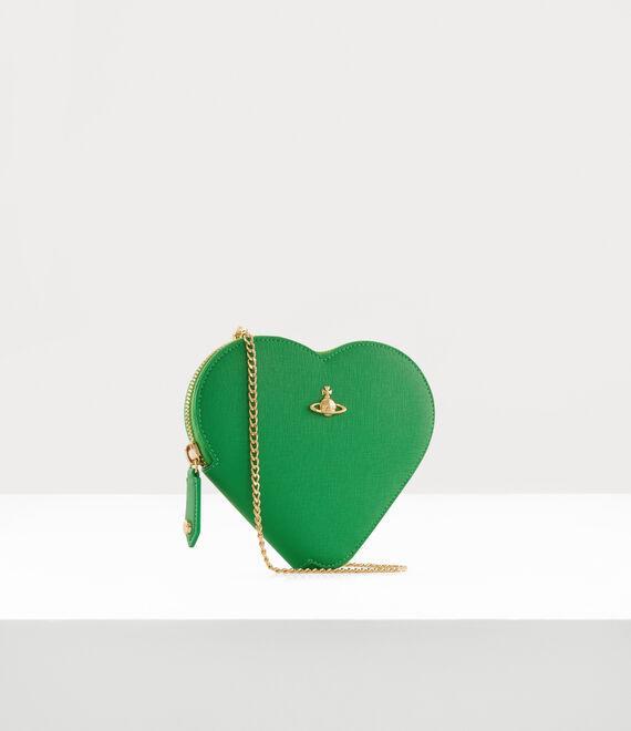 Saffiano biogreen heart crossbody Product Image