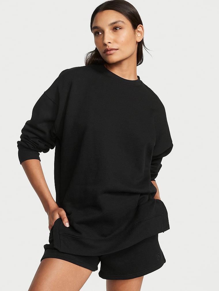 Cotton Fleece Mock Neck Pullover Product Image