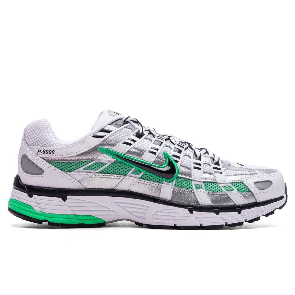 P-6000 - White/Black/Metallic Silver/Spring Green Male Product Image