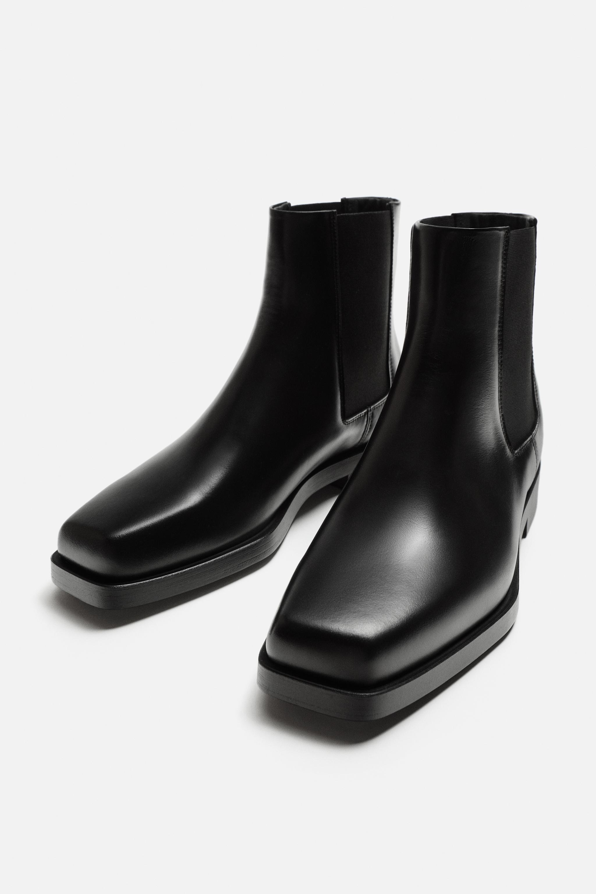 LEATHER CHELSEA BOOTS Product Image