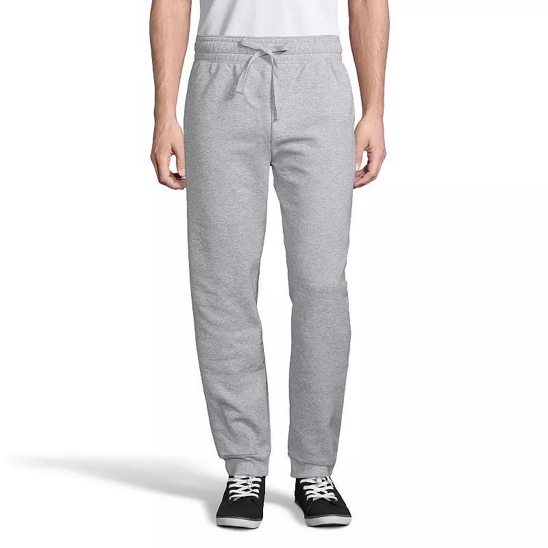 Mens Hanes EcoSmart Sweatpant Light Grey Product Image