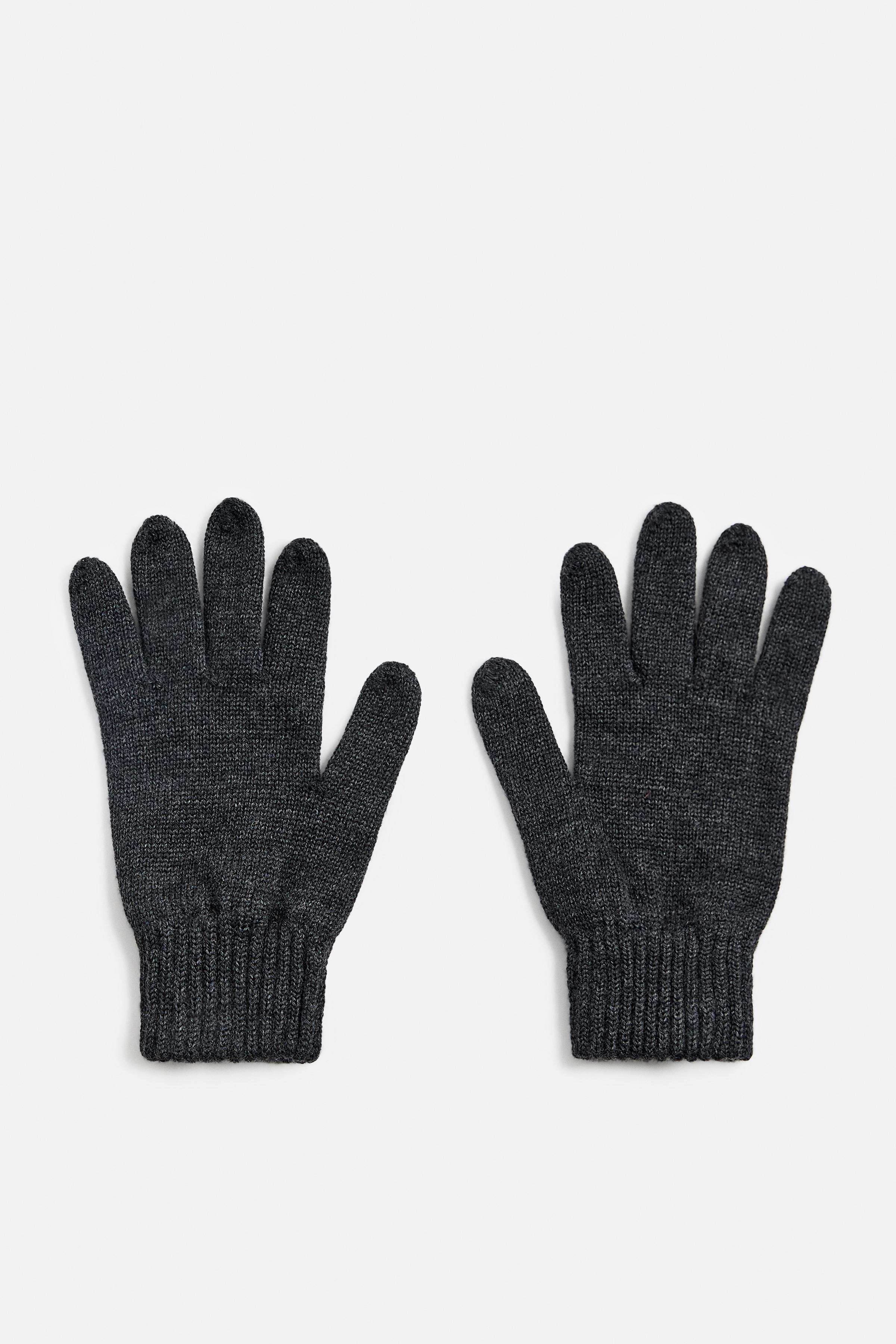 KNIT WOOLEN GLOVES Product Image