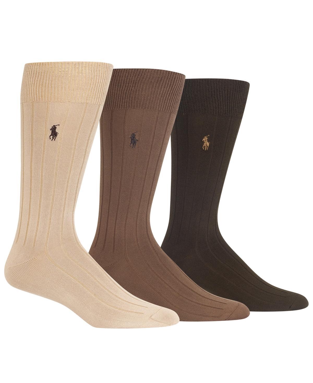 Polo Ralph Lauren Mens 3-Pk. Supersoft Rib Dress Socks Product Image