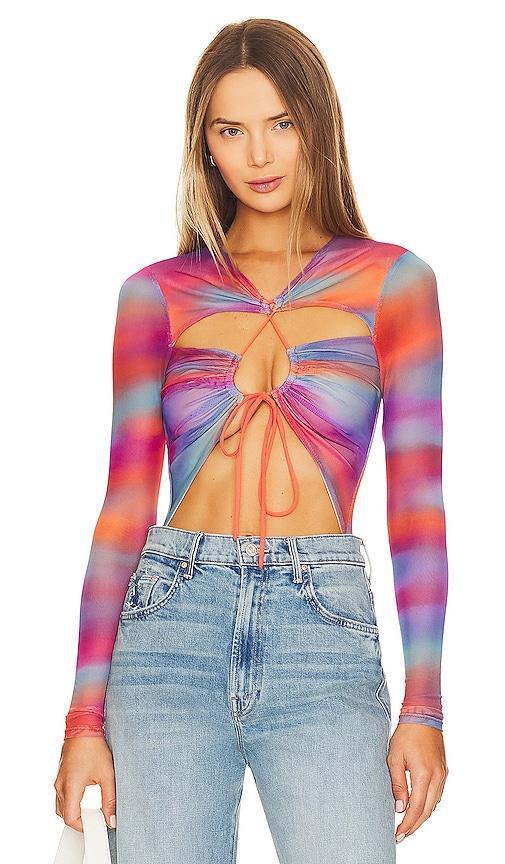 Camila Coelho Jeramie Bodysuit Size XL, XS. Product Image