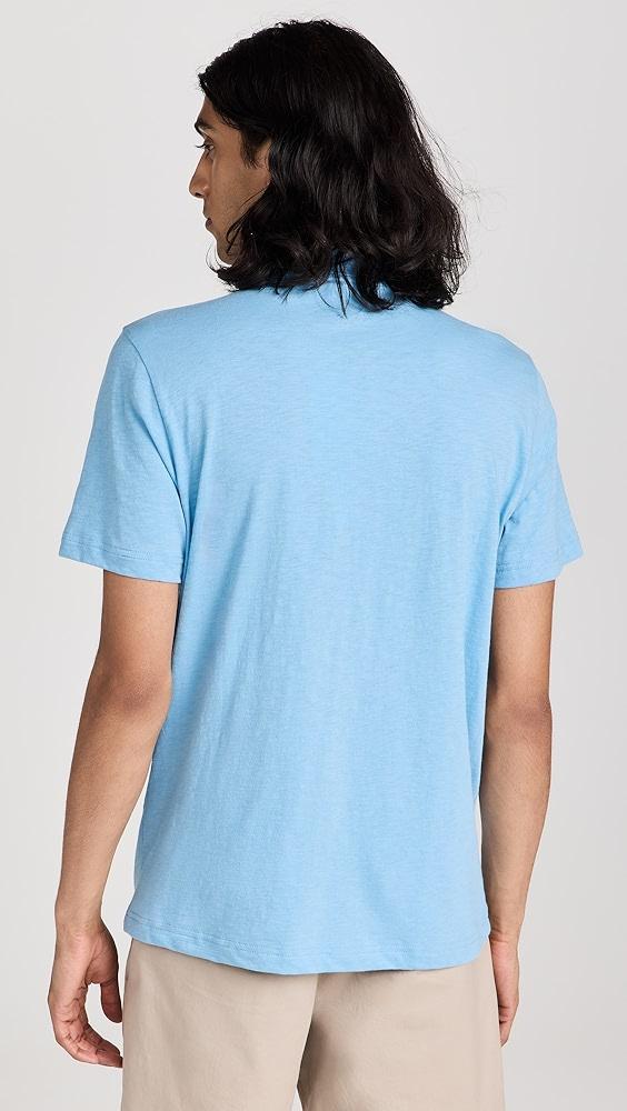 Theory Bron Cosmos Slub Cotton Polo | Shopbop Product Image