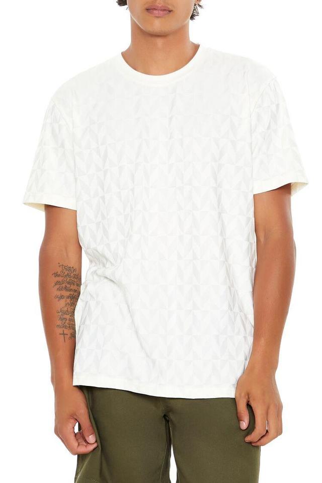 Geo Print Crew Short-Sleeve Tee | Forever 21 Product Image