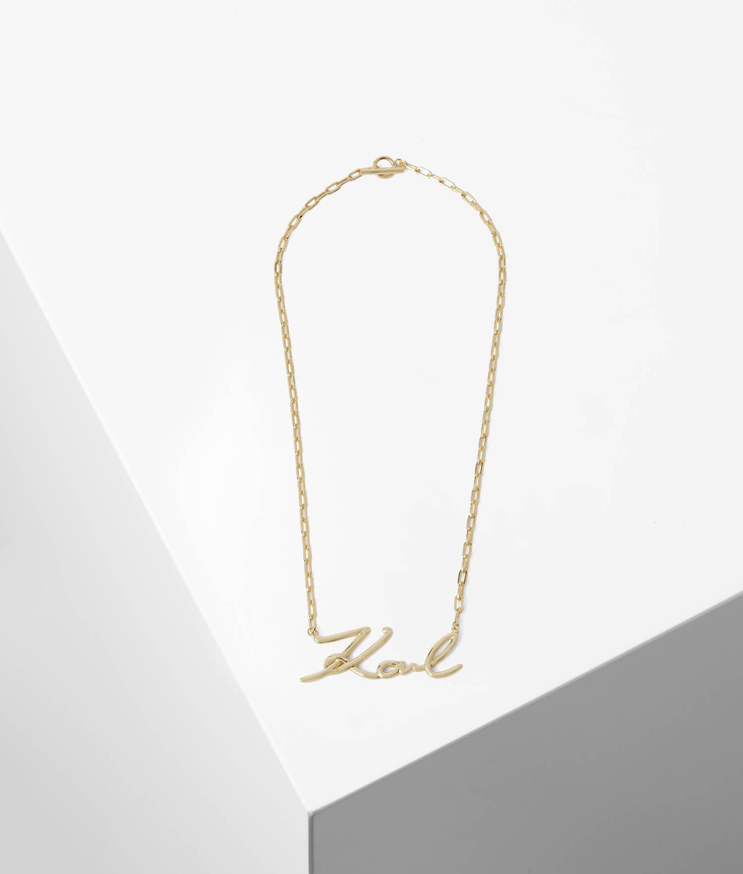 K/SIGNATURE GOLD NECKLACE Product Image