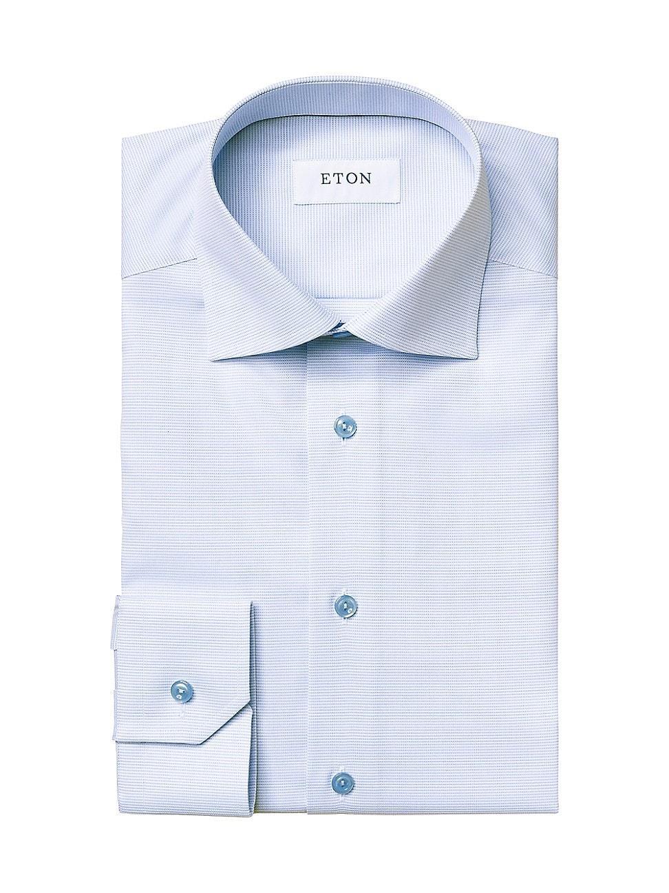 Eton Slim Fit Solid Dress Shirt Product Image