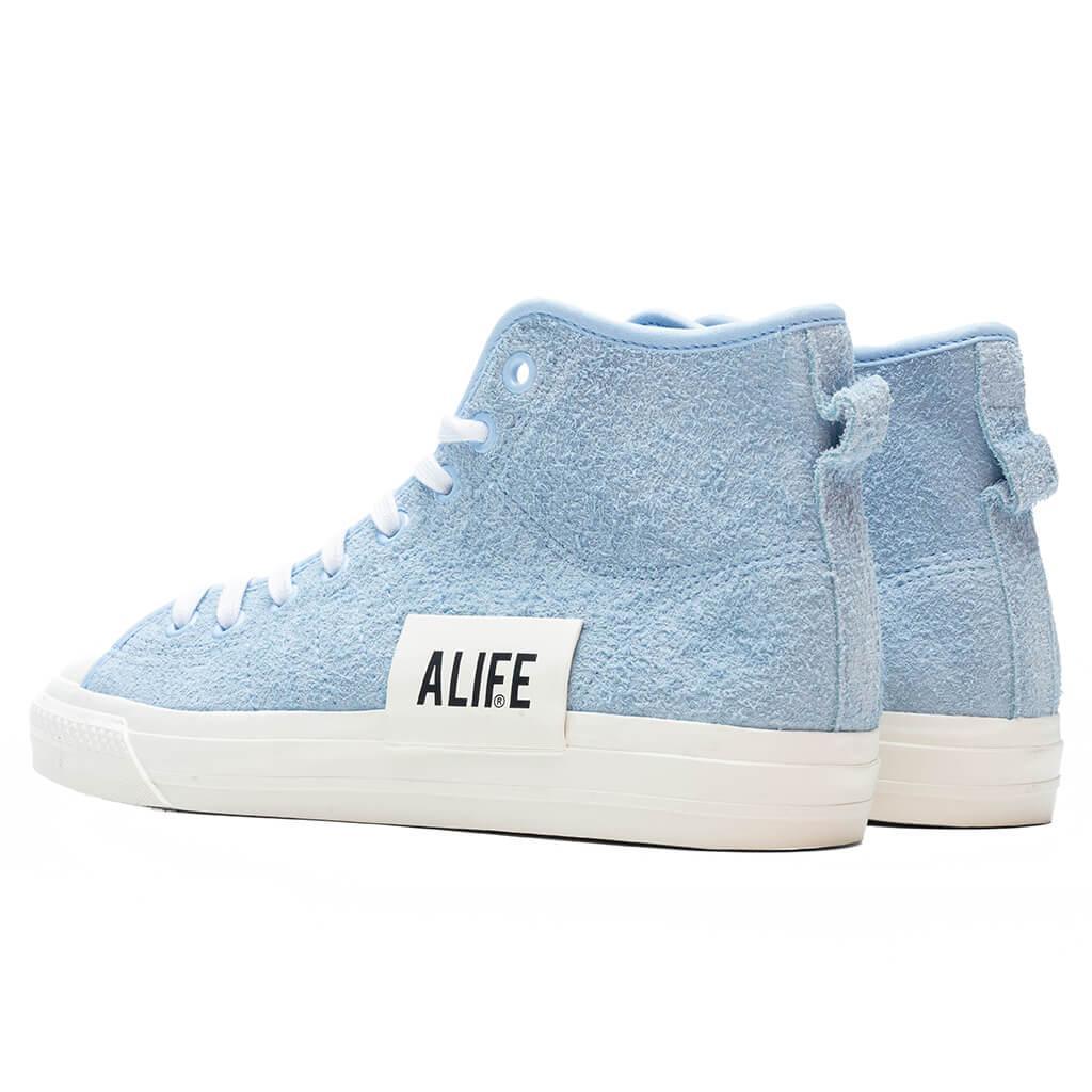 Adidas Originals x Alife Nizza Hi - Clear Sky/Off White Male Product Image