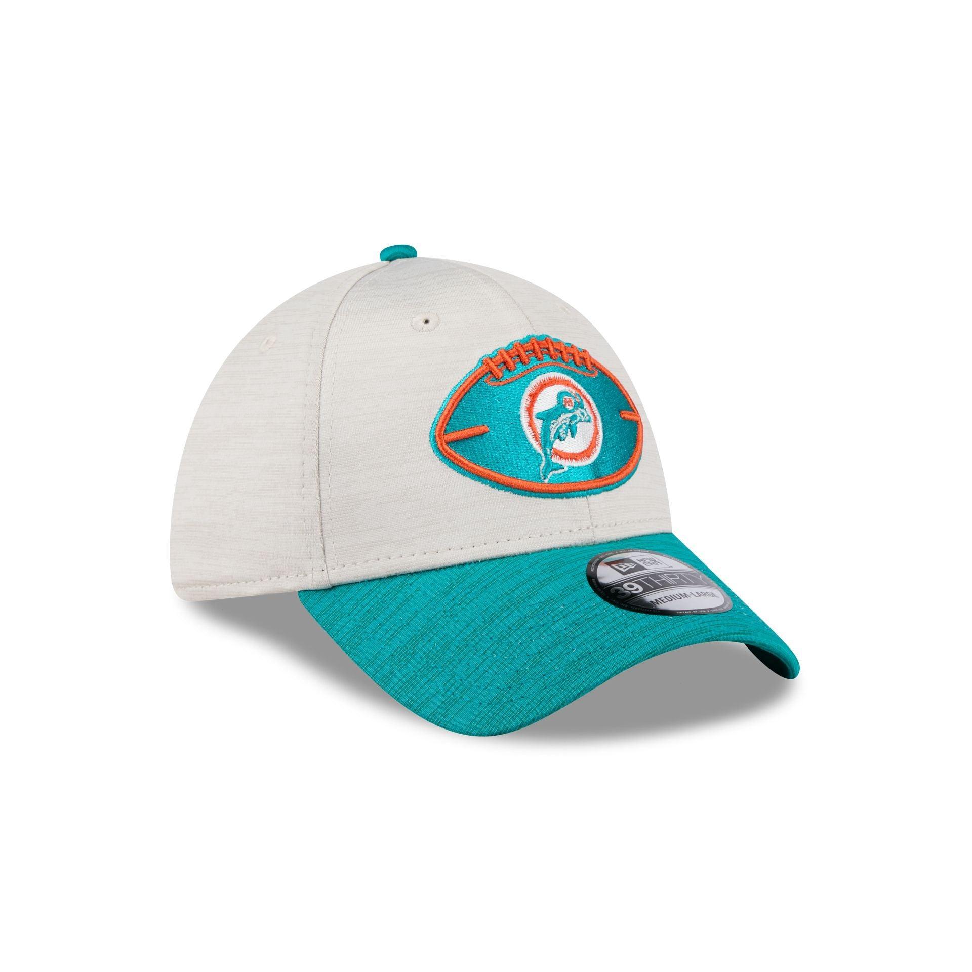 Miami Dolphins 2024 Historic Sideline 39THIRTY Stretch Fit Hat Male Product Image