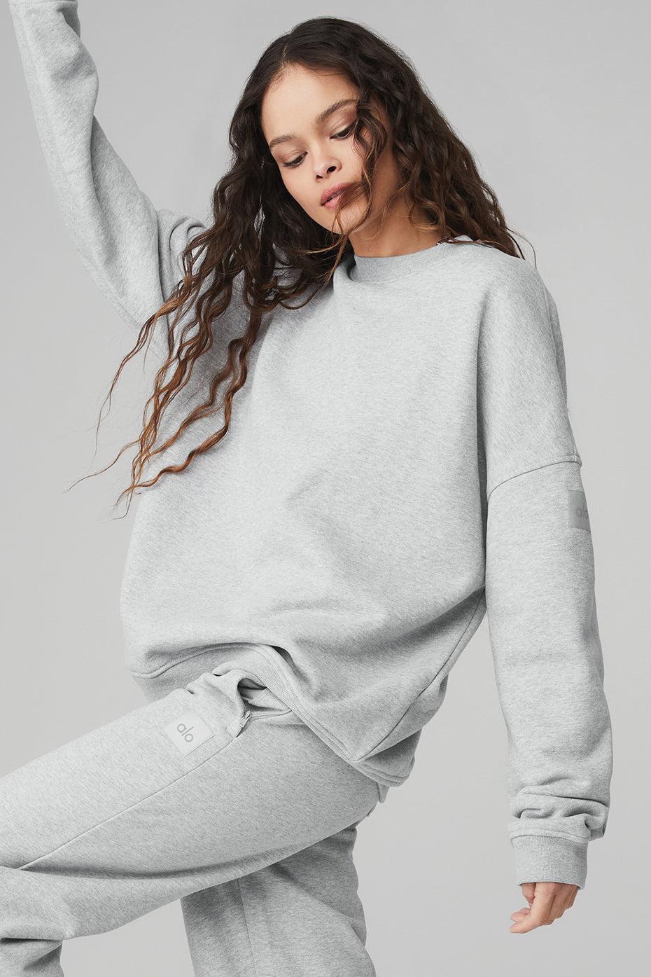 Renown Heavy Weight Crew Neck Pullover - Athletic Heather Grey Female Product Image