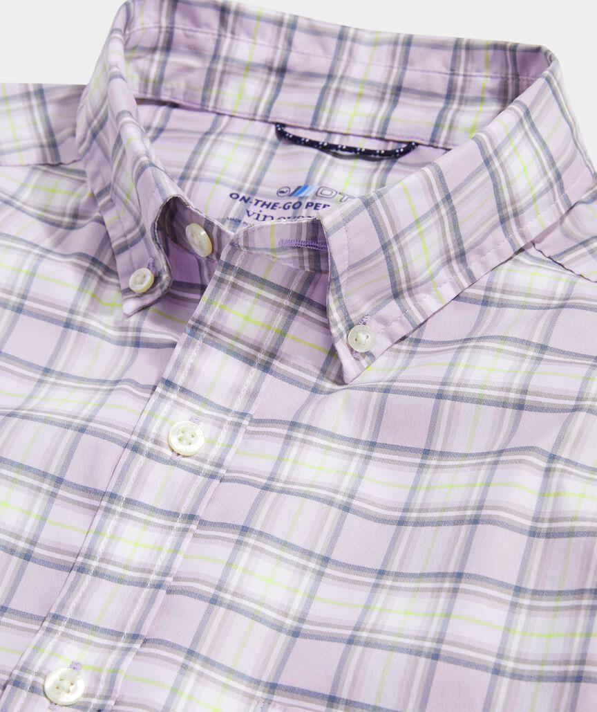 On-The-Go brrrº Plaid Shirt Product Image