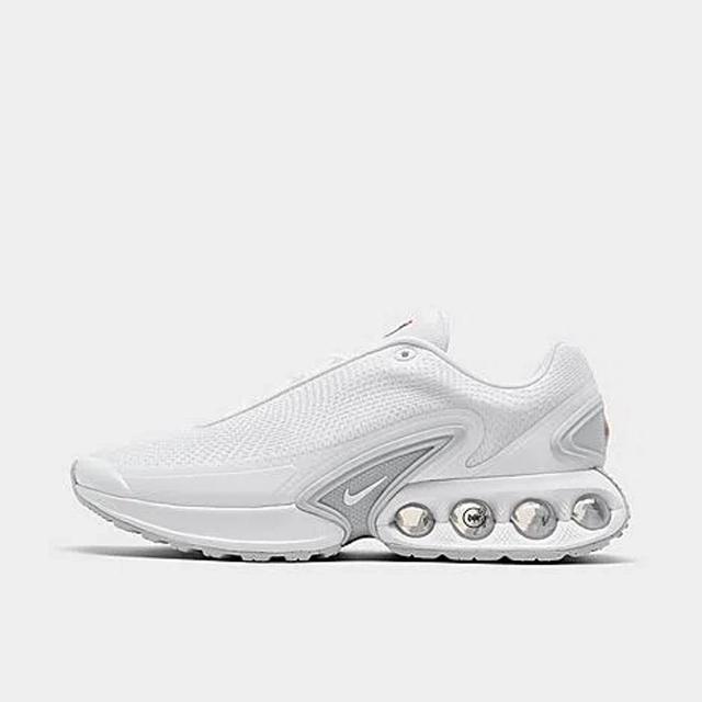 NIKE Men's Air Max Dn Shoes In White/white/metallic Silver/white Product Image