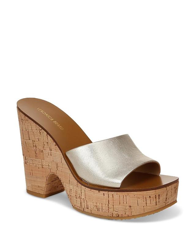Veronica Beard Womens Paulita Platform Wedge Sandals Product Image