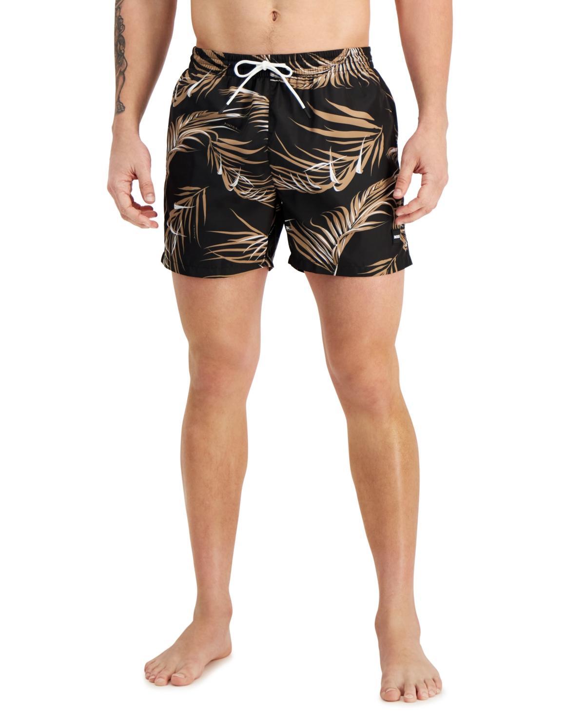 Boss by Hugo Boss Mens Piranha Drawstring 5.3 Swim Trunks, Created for Macys Product Image