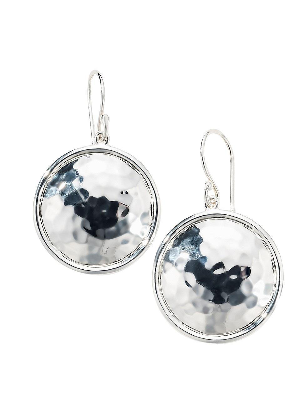 Ippolita Classico Medium Hammered Drop Earrings Product Image