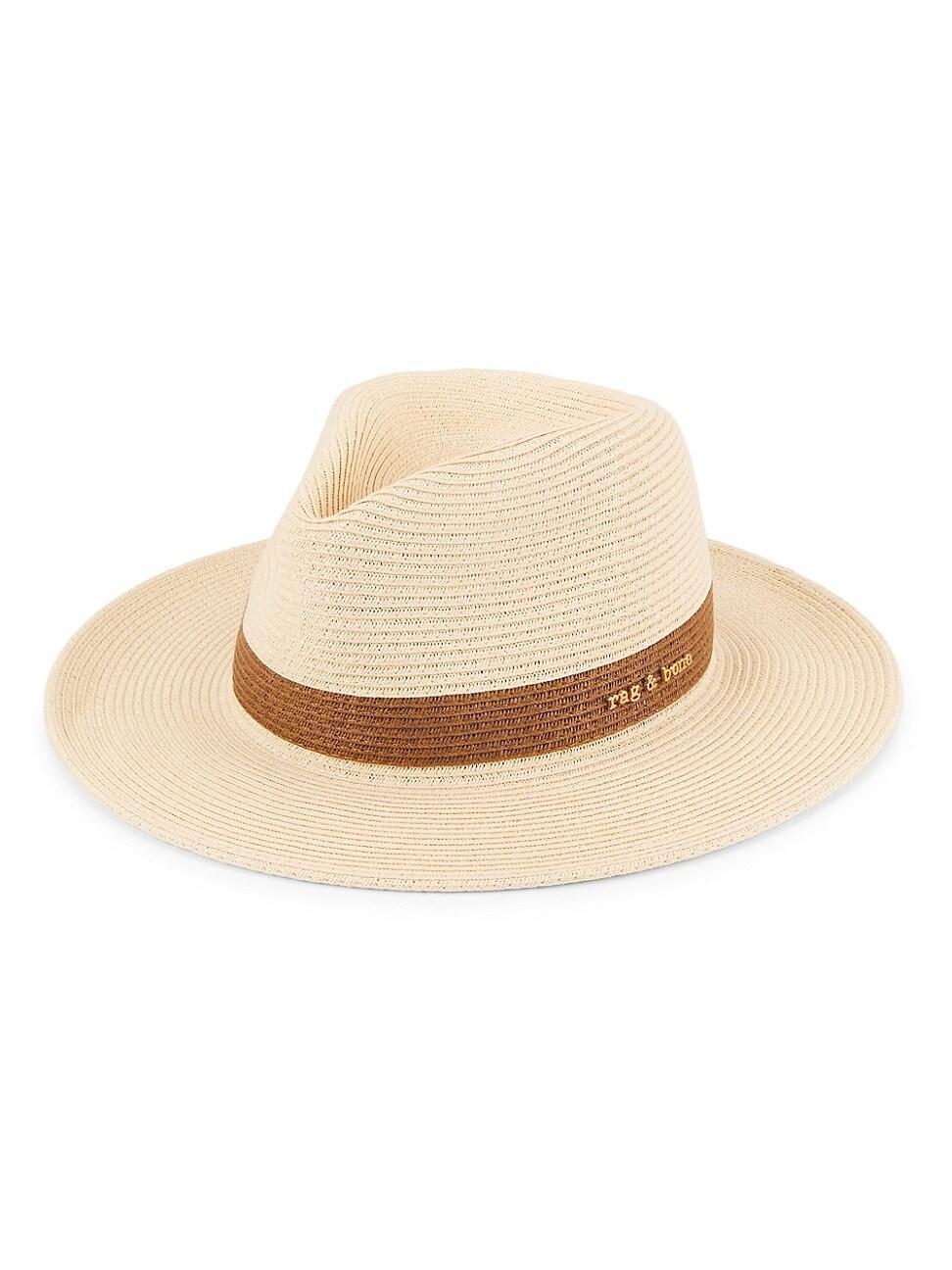 Womens City Straw Fedora Product Image