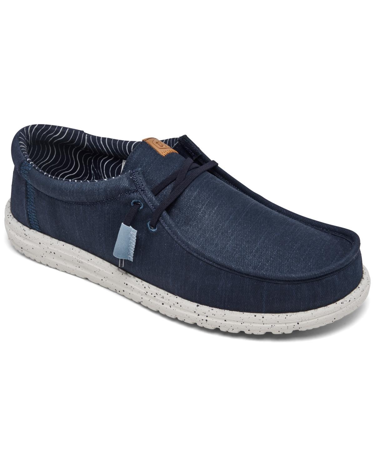 Hey Dude Mens Wally Elevated Casual Moccasin Sneakers from Finish Line Product Image