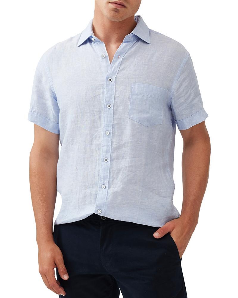 Rodd & Gunn Ellerslie Short Sleeve Linen Button-Up Shirt Product Image