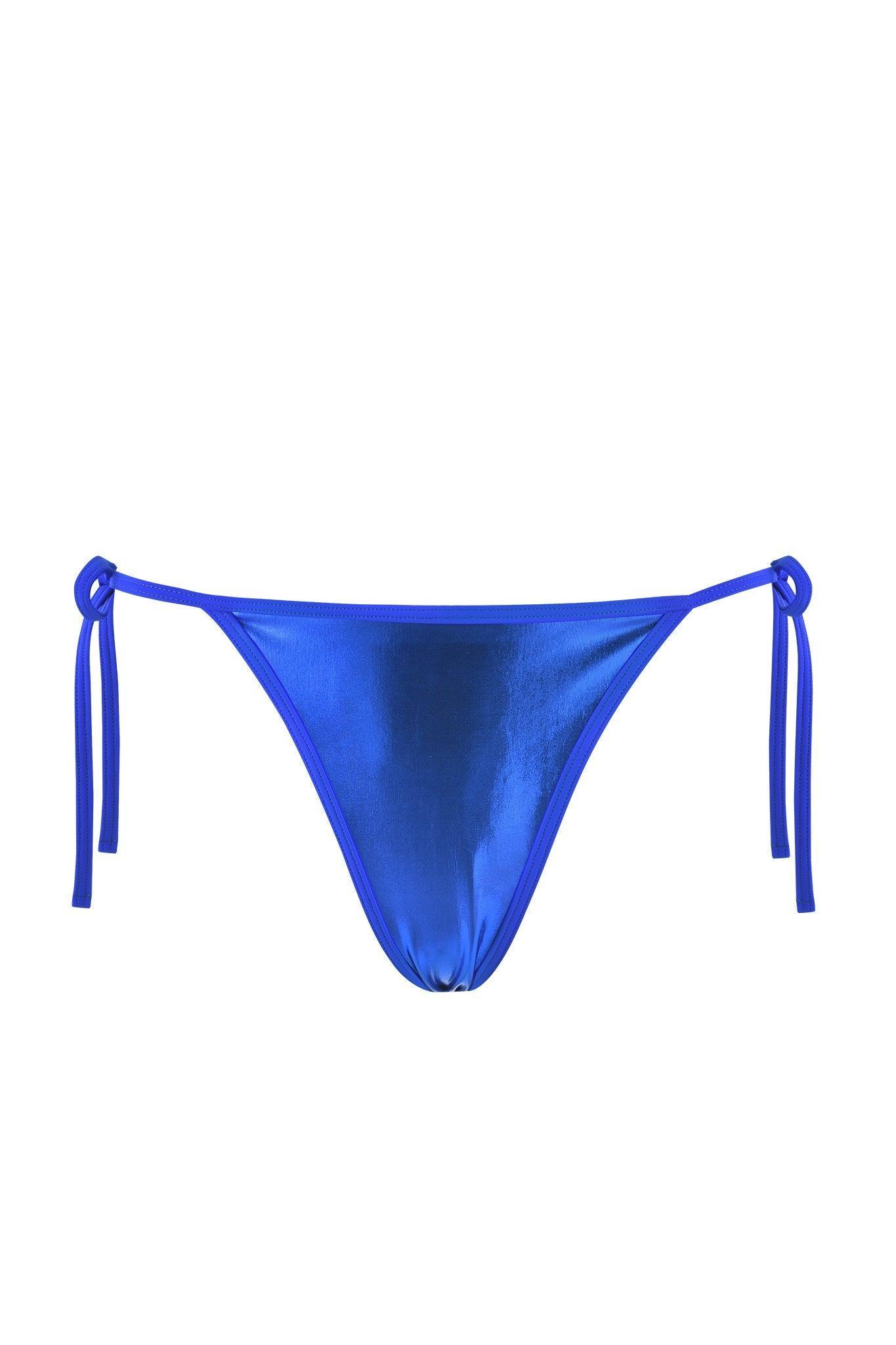 ALOHI BIKINI BOTTOM - BLUE : COBALT BLUE Product Image