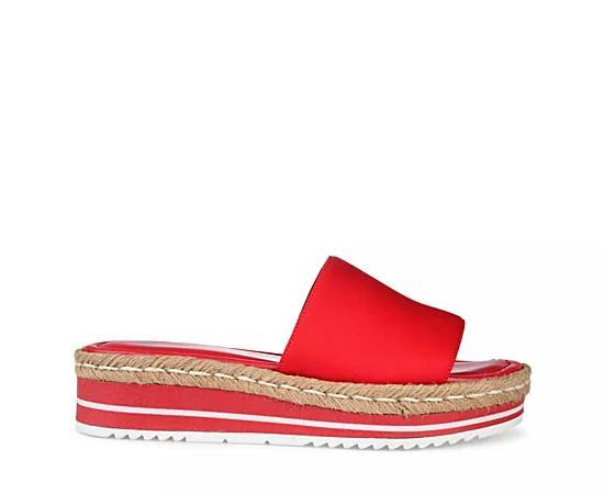 Journee Collection Rosey Womens Espadrille Slide Sandals Product Image