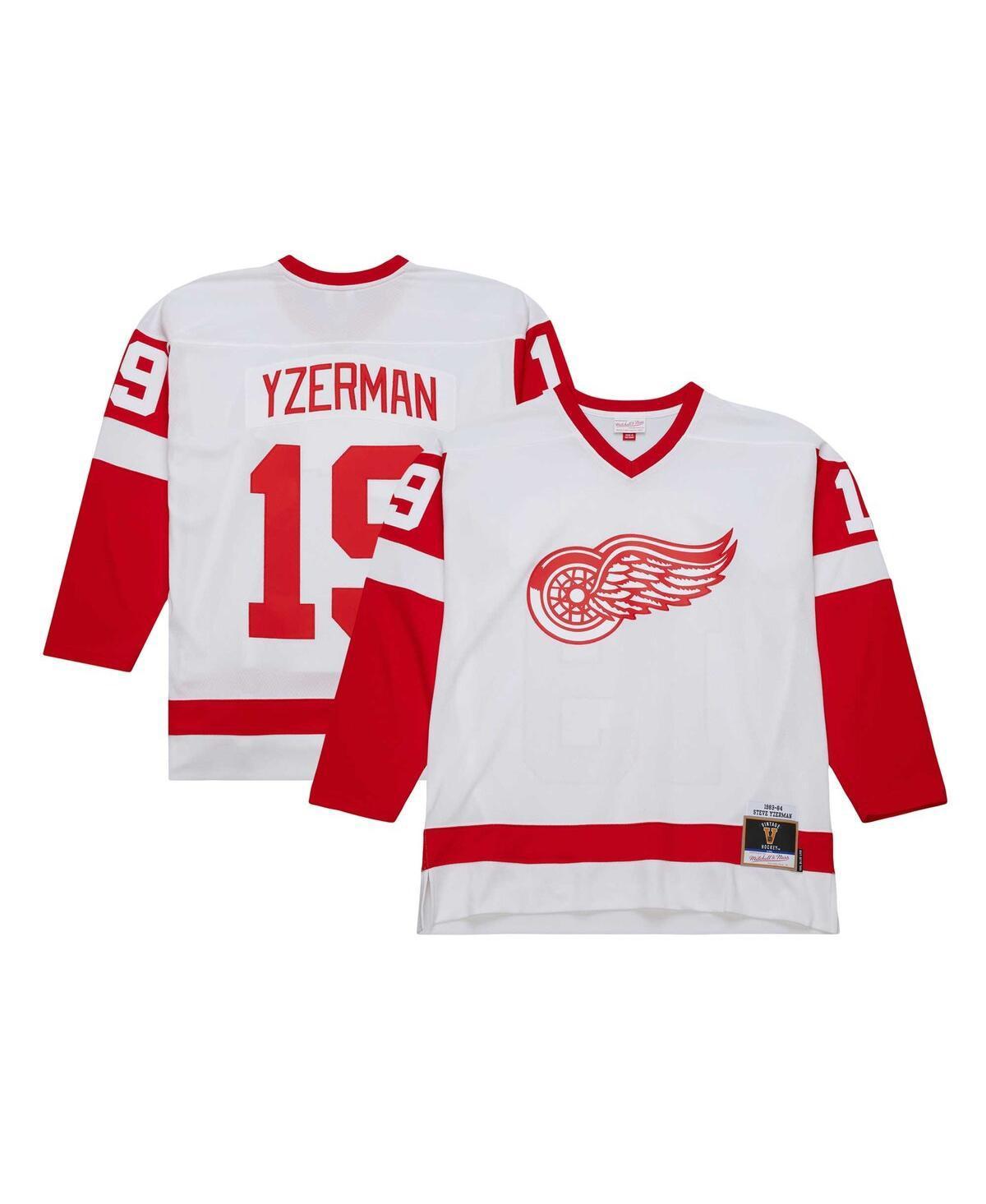 Mens Mitchell & Ness Steve Yzerman Detroit Red Wings 1983/84 Blue Line Player Jersey Product Image