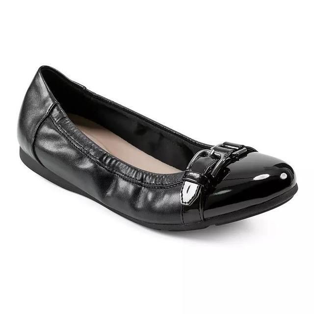 Easy Spirit Kenna Cap-Toe Ornament Womens Ballet Flats Product Image