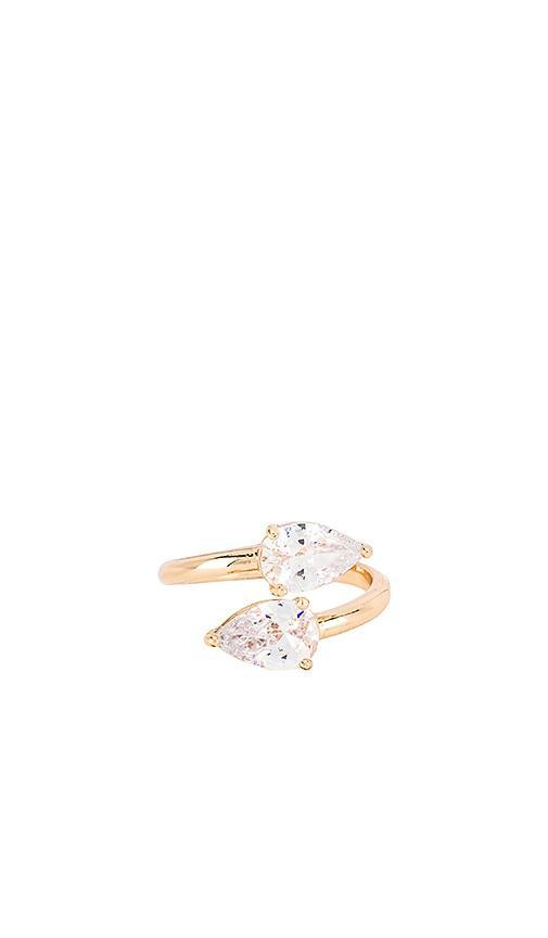 Ettika Wrap Crystal Ring Size 5. Product Image