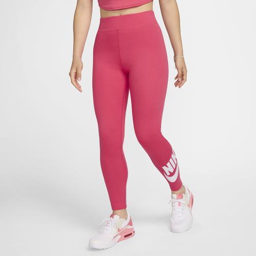 Nike Womens NSW Classic Graphic HR Futura Tights - Aster Pink/White Product Image