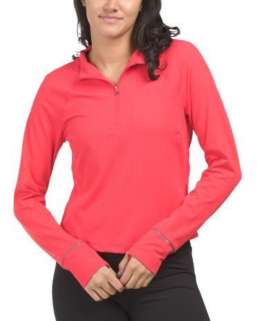 Flex Quarter Zip Top For Women Product Image