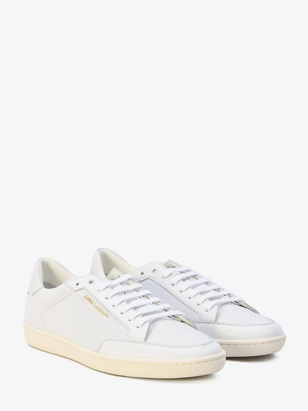 SAINT LAURENT Court Classic Sl10 Sneakers In White Product Image