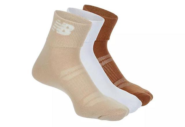 New Balance Womens Quarter Socks 3 Pairs Product Image