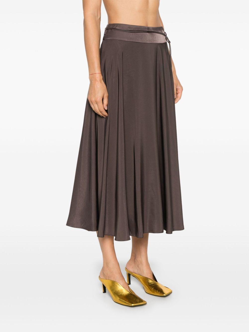 belted midi skirt Product Image