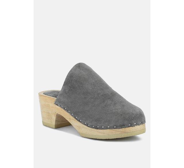 Rag & Co Darcie Womens Leather Clogs Product Image