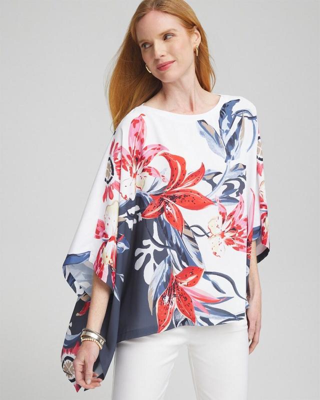 Floral Poncho Product Image