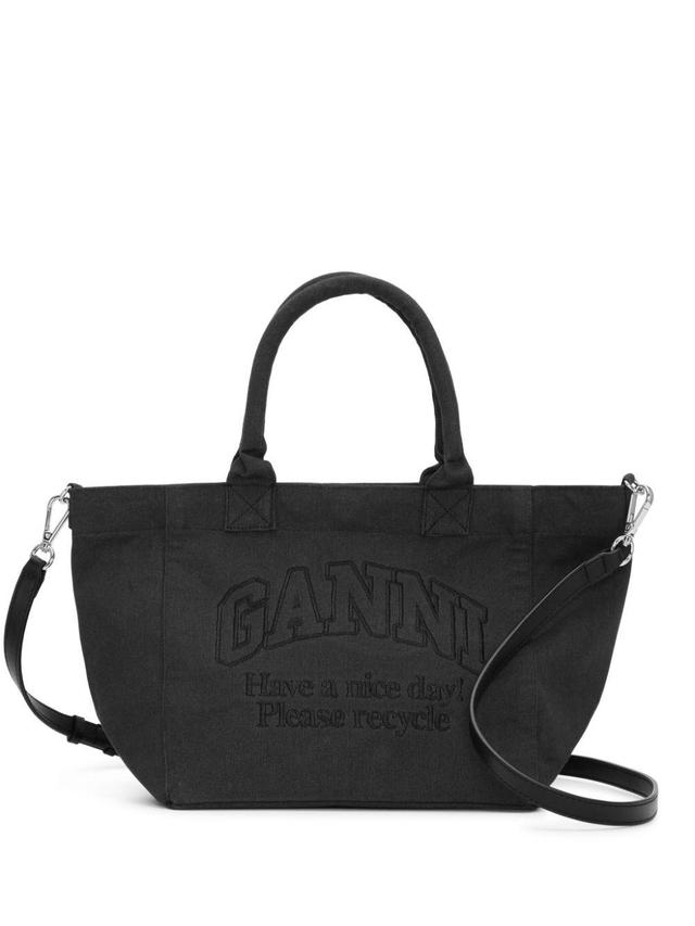 logo-embroidered tote bag Product Image