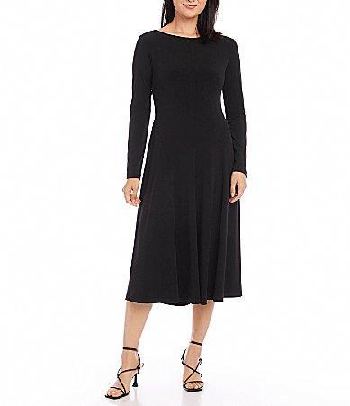 Karen Kane Kate Long Sleeve Jersey Midi Dress Product Image